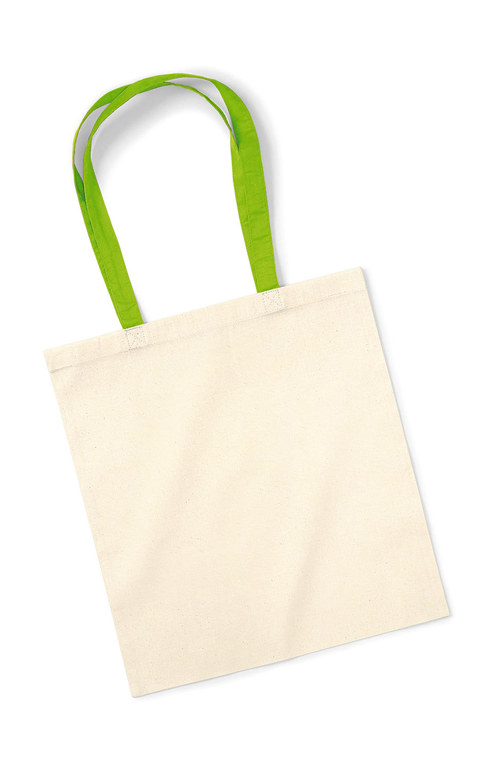  Bag for Life - Contrast Handles in Farbe Natural/Lime Green