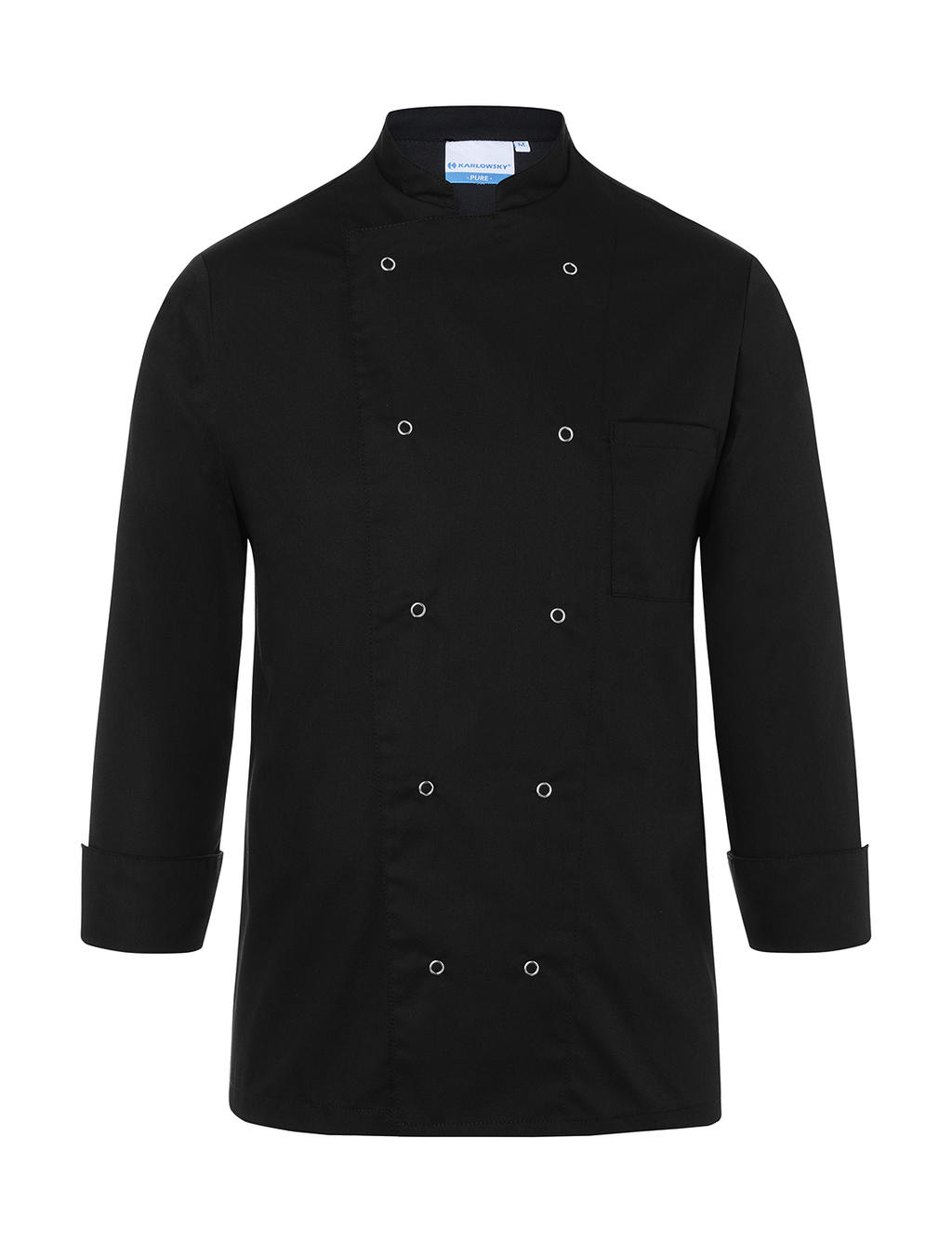  Chef Jacket Basic Unisex in Farbe Black