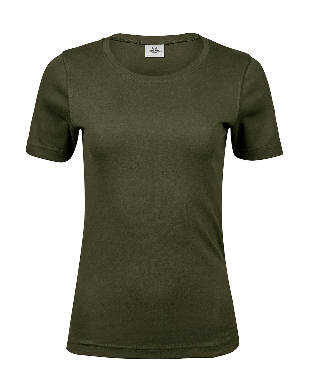  Ladies Interlock T-Shirt in Farbe Olive