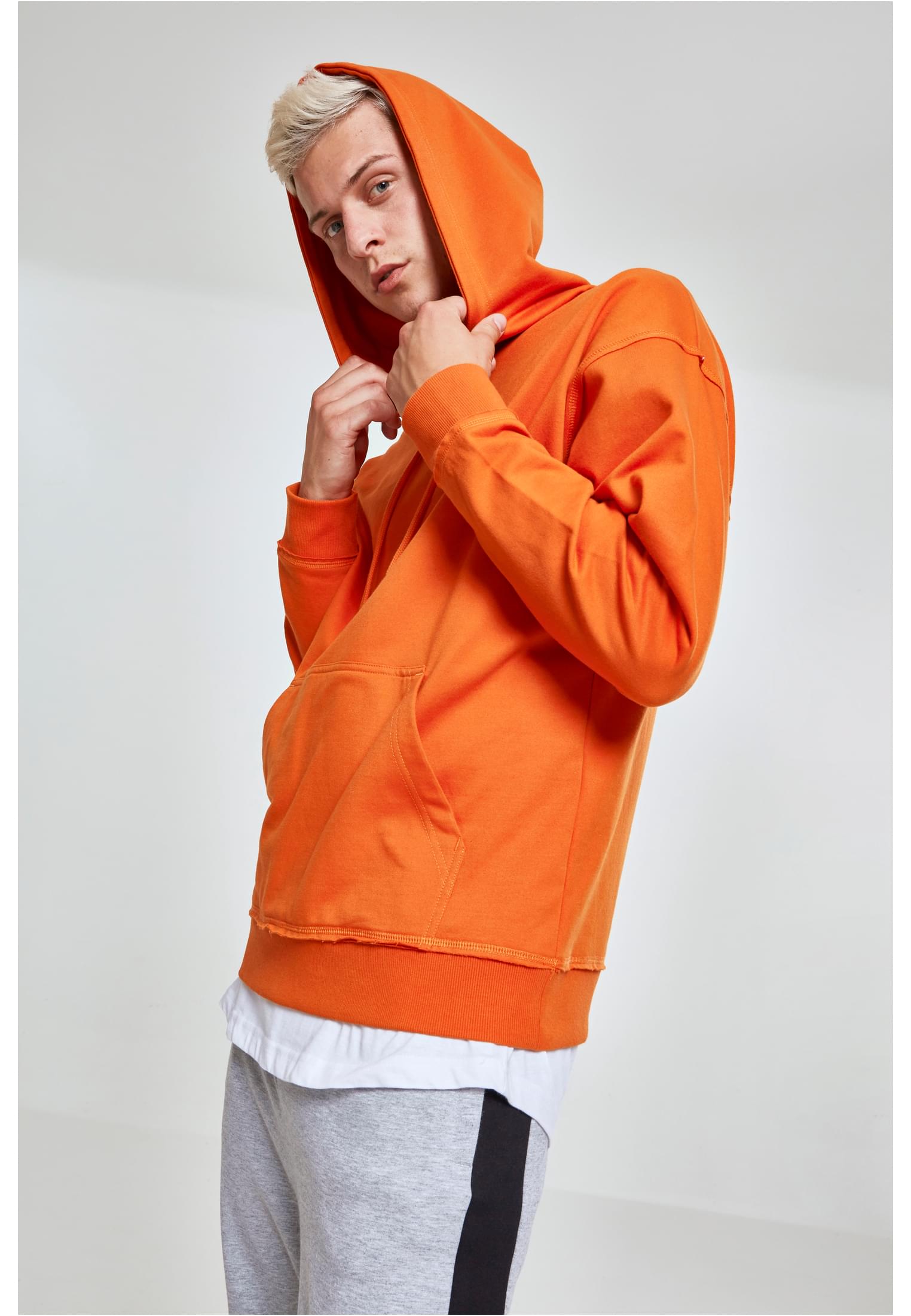 Hoodies Oversized Sweat Hoody in Farbe rust orange