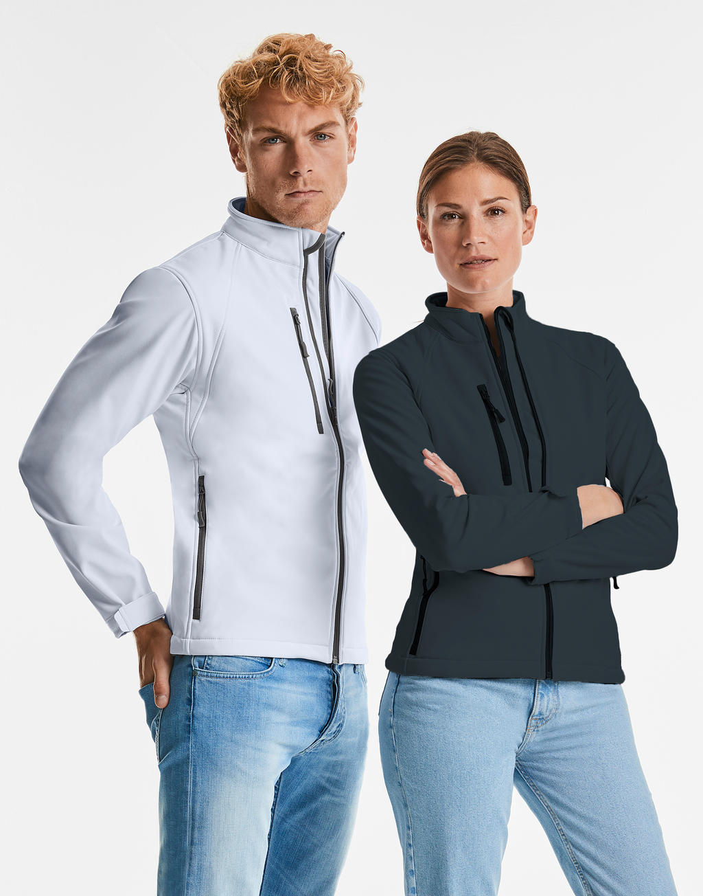  Ladies Softshell Jacket  in Farbe White