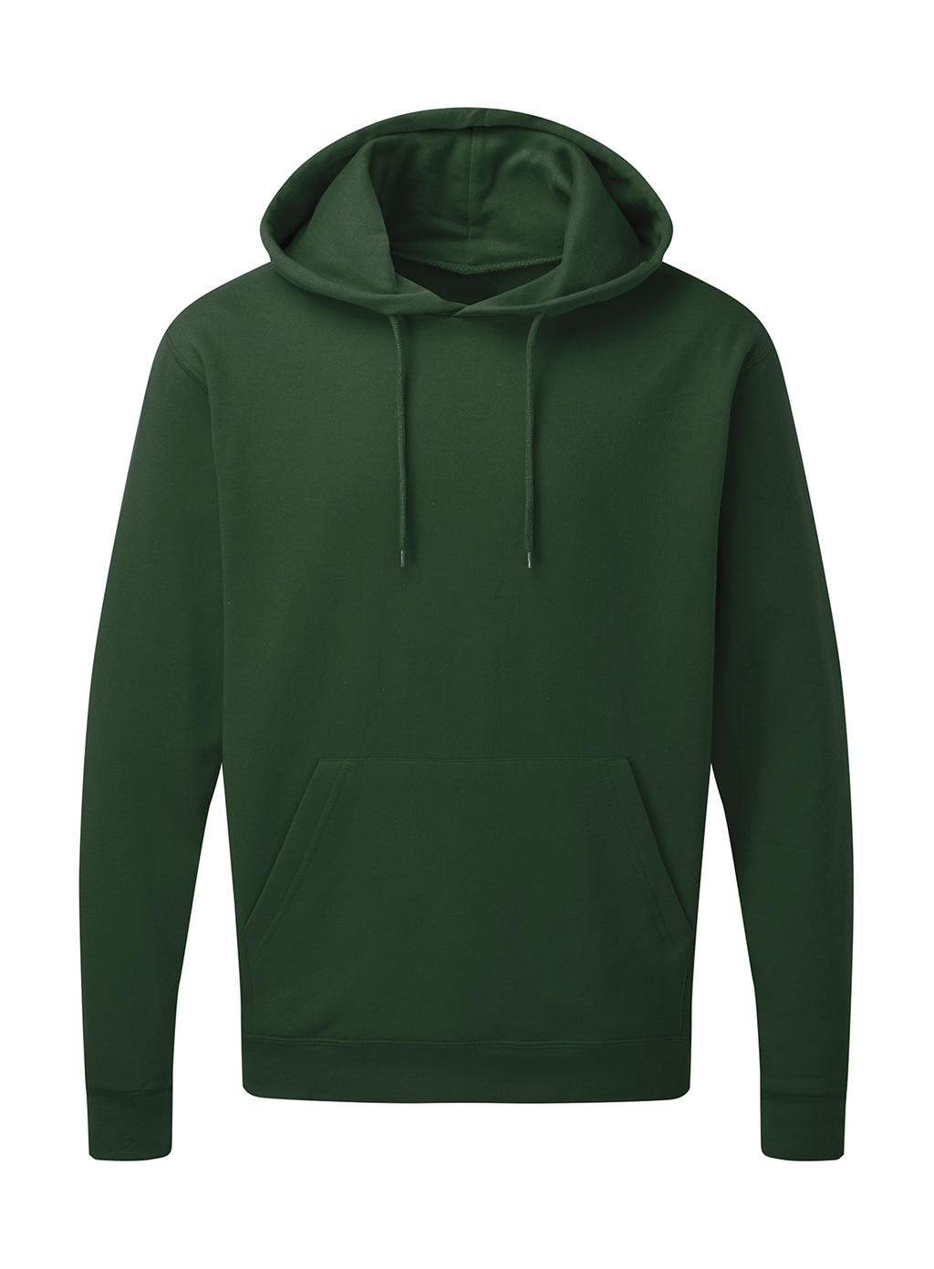  Mens Hooded Sweatshirt in Farbe Bottle Green