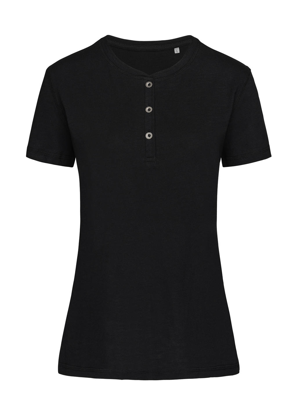  Sharon Henley T-Shirt in Farbe Black Opal