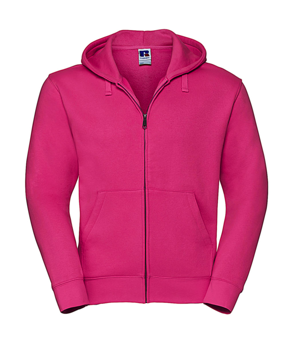  Mens Authentic Zipped Hood in Farbe Fuchsia