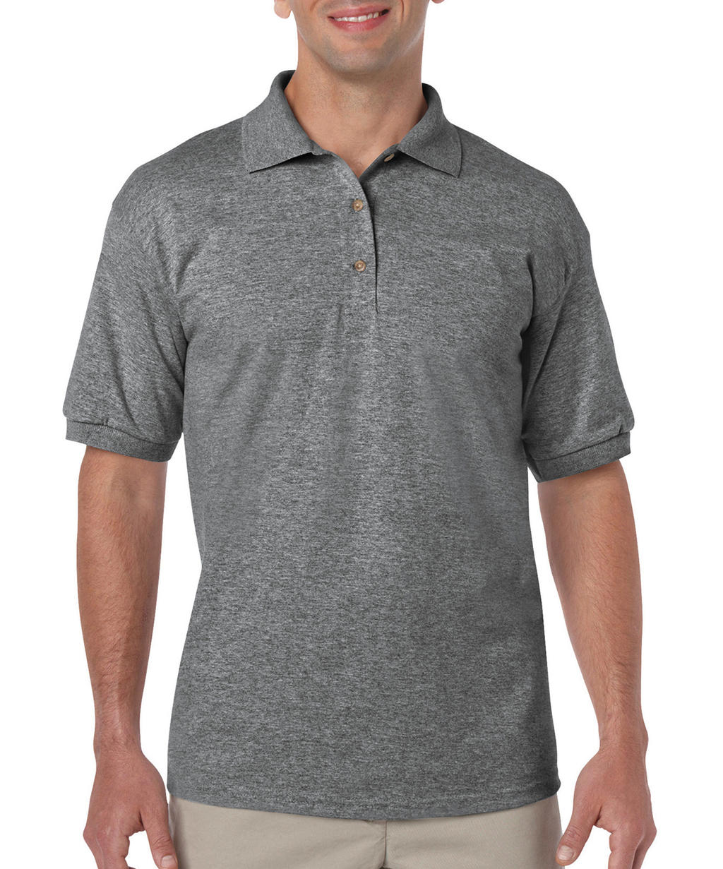  DryBlend Adult Jersey Polo in Farbe Graphite Heather