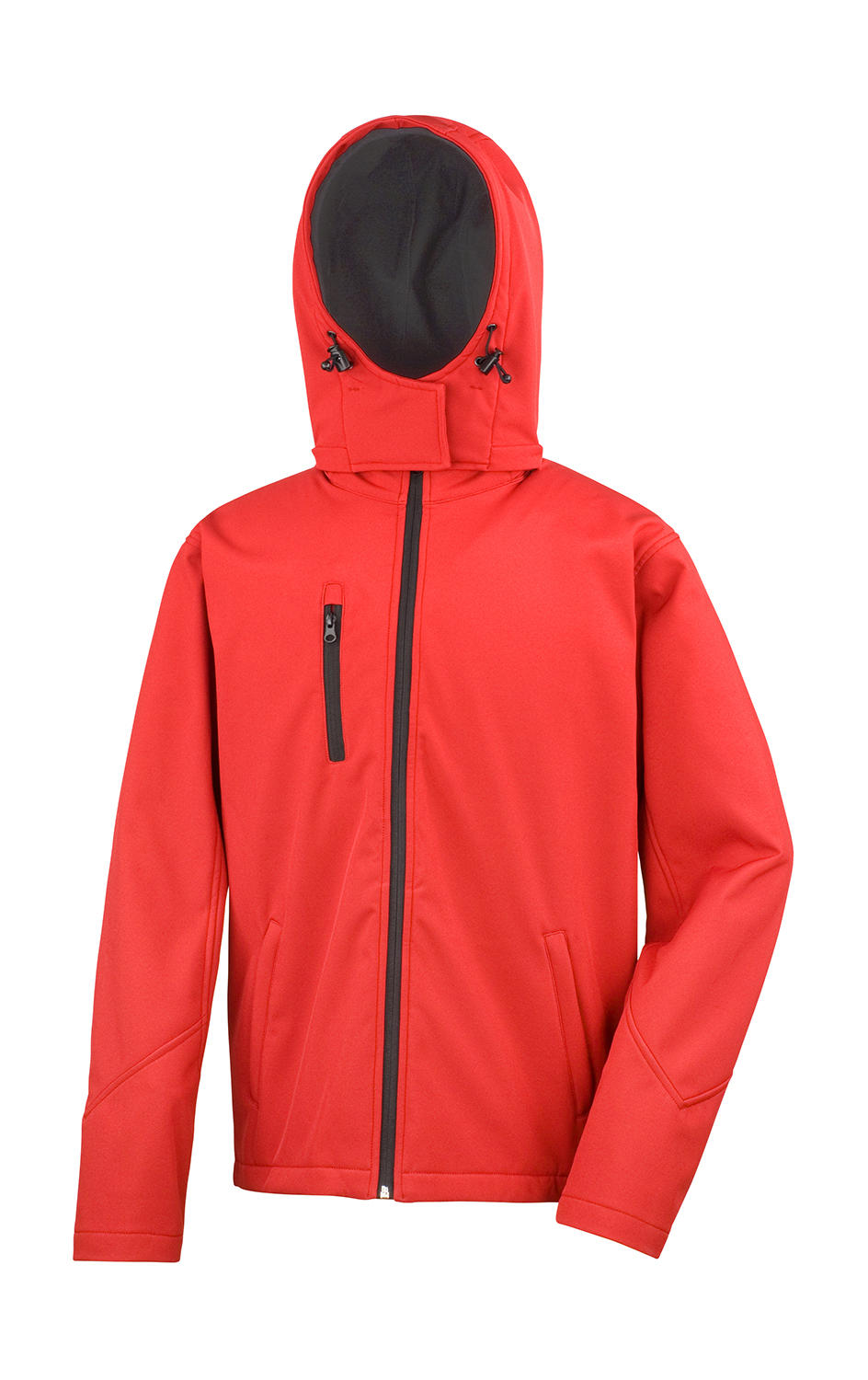  TX Performance Hooded Softshell Jacket in Farbe Red/Black