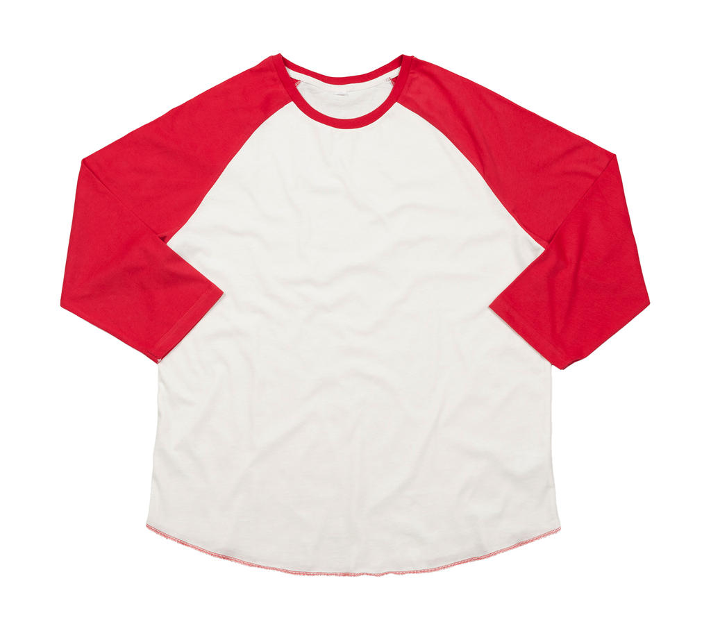  Superstar Baseball T in Farbe Washed White/Warm Red