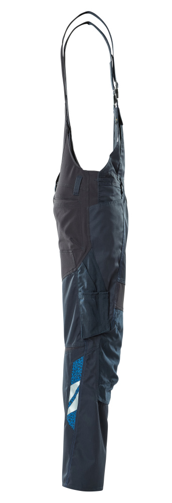 Latzhose mit Knietaschen ACCELERATE Latzhose mit Knietaschen in Farbe Schwarzblau