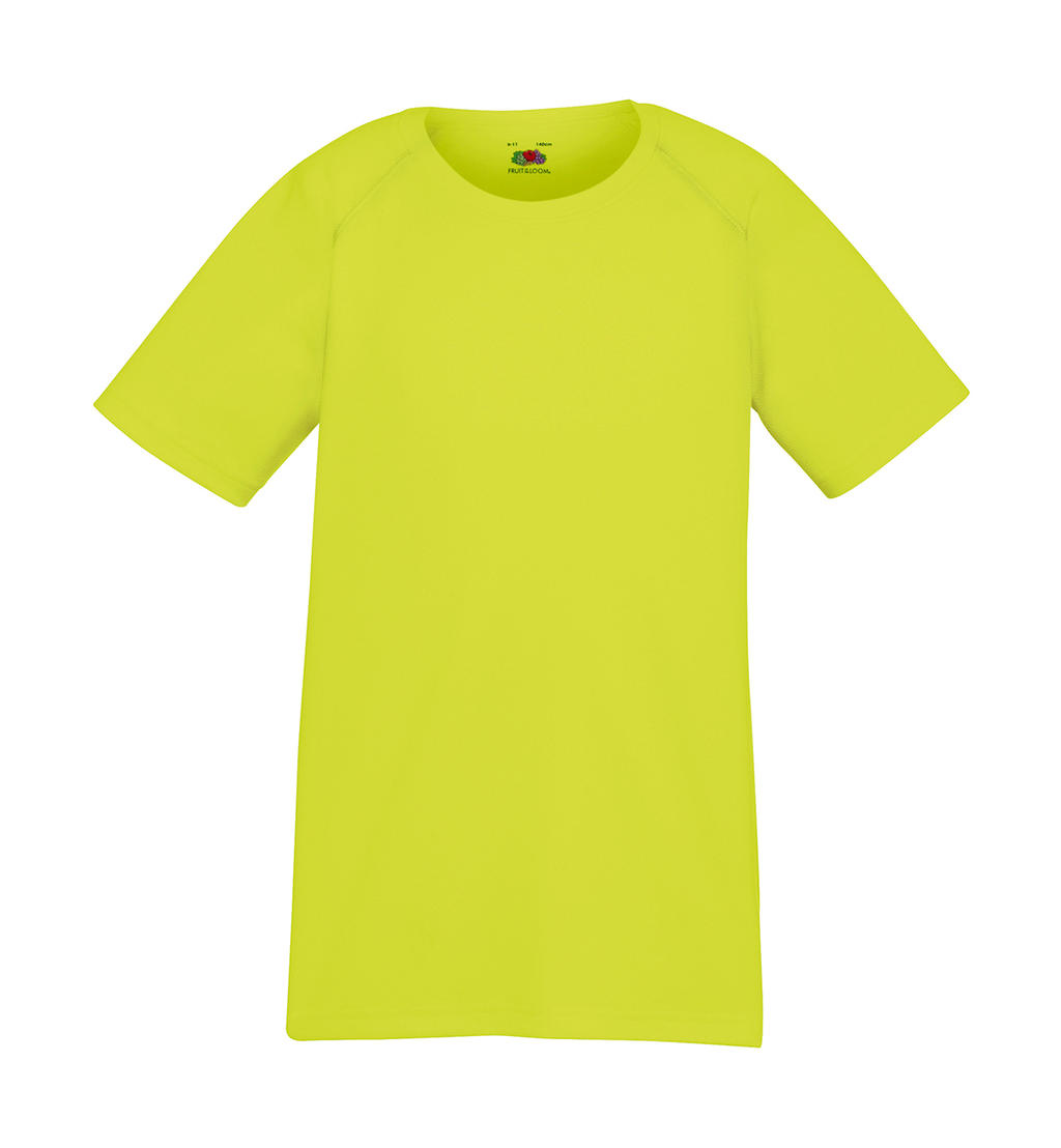  Kids Performance T in Farbe Bright Yellow