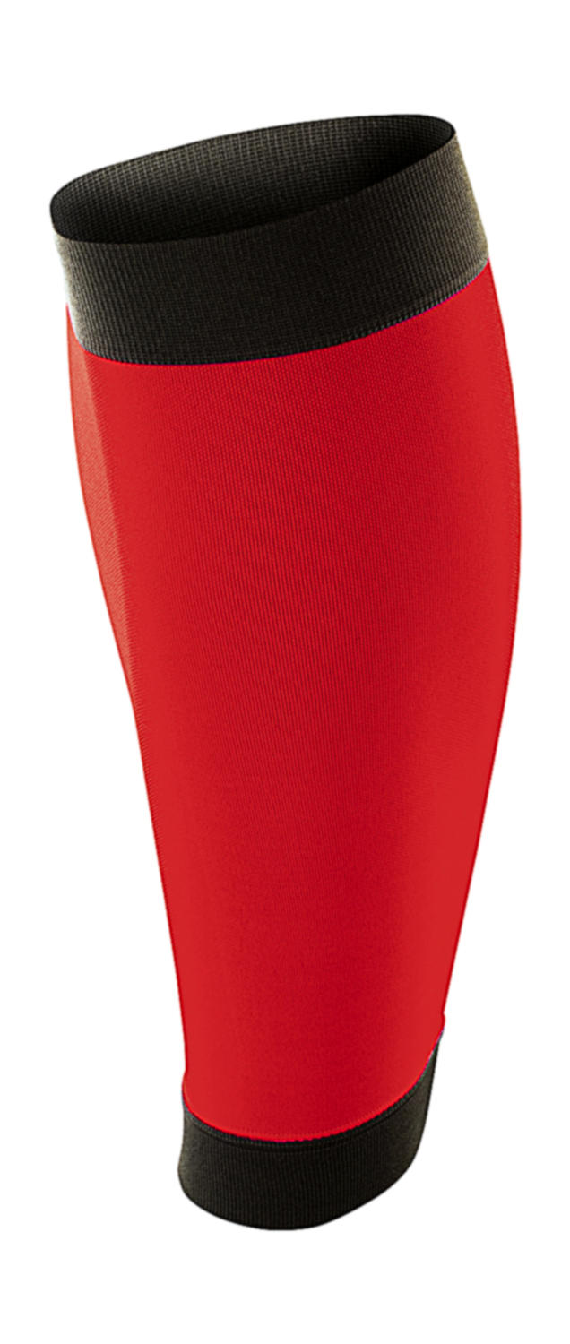  Compression Calf Sleeve in Farbe Red/Black