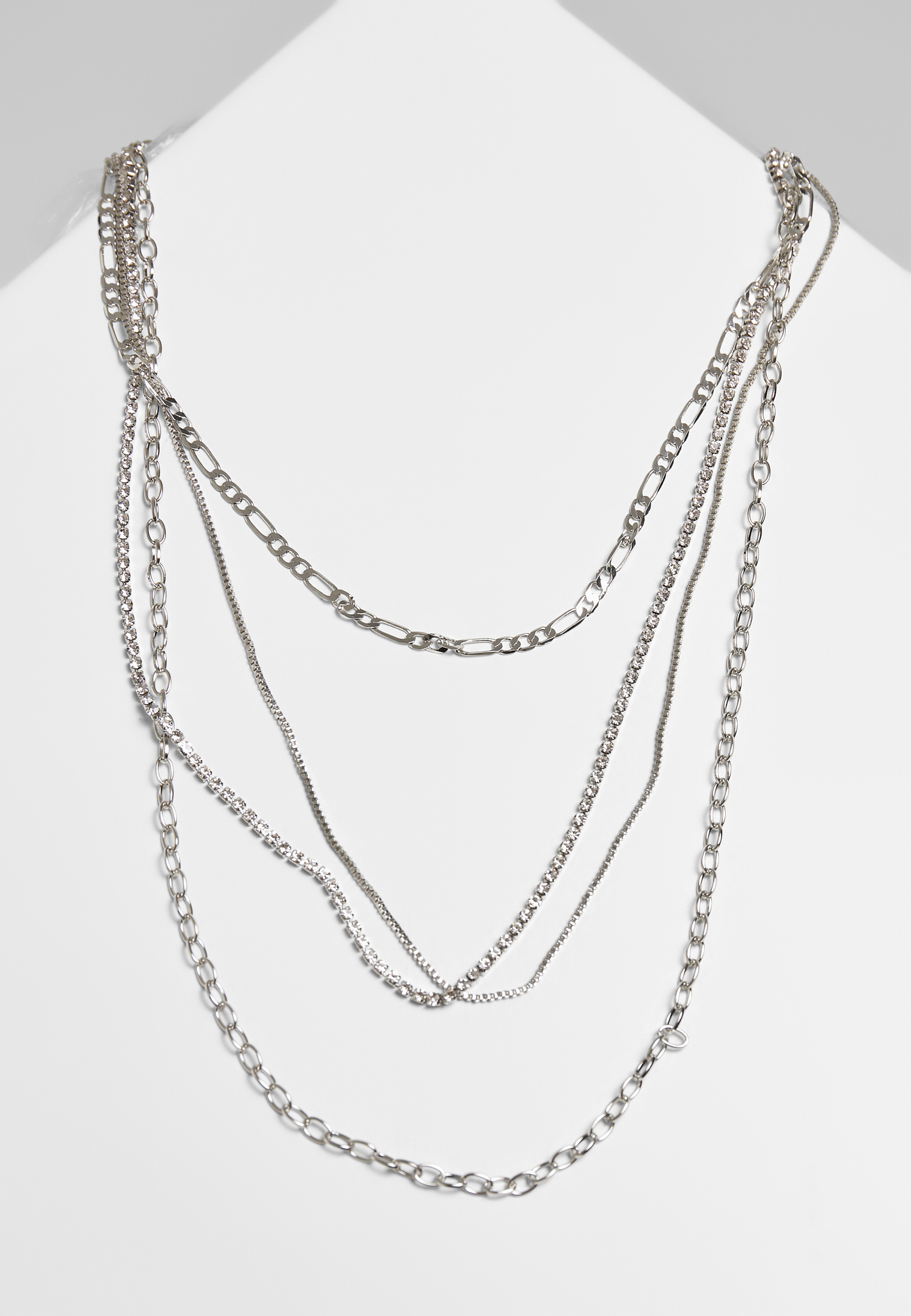 Schmuck Valeria Layering Necklace in Farbe silver