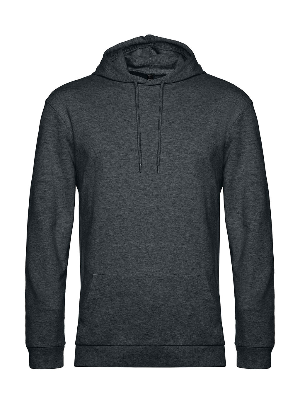  #Hoodie French Terry in Farbe Heather Asphalt