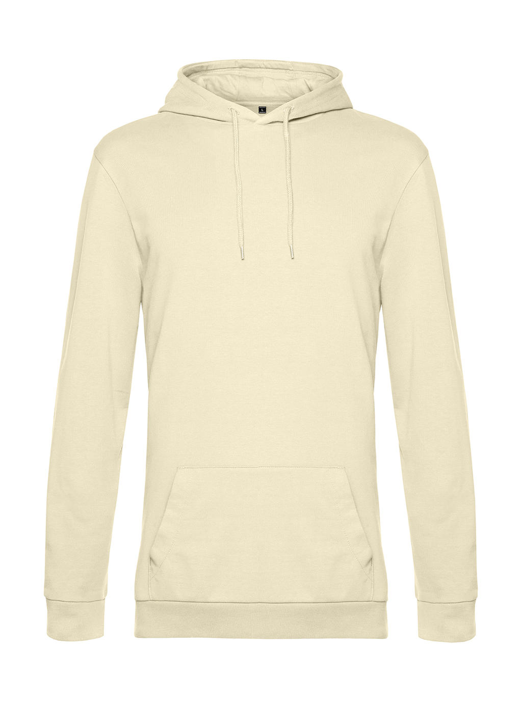  #Hoodie French Terry in Farbe Pale Yellow