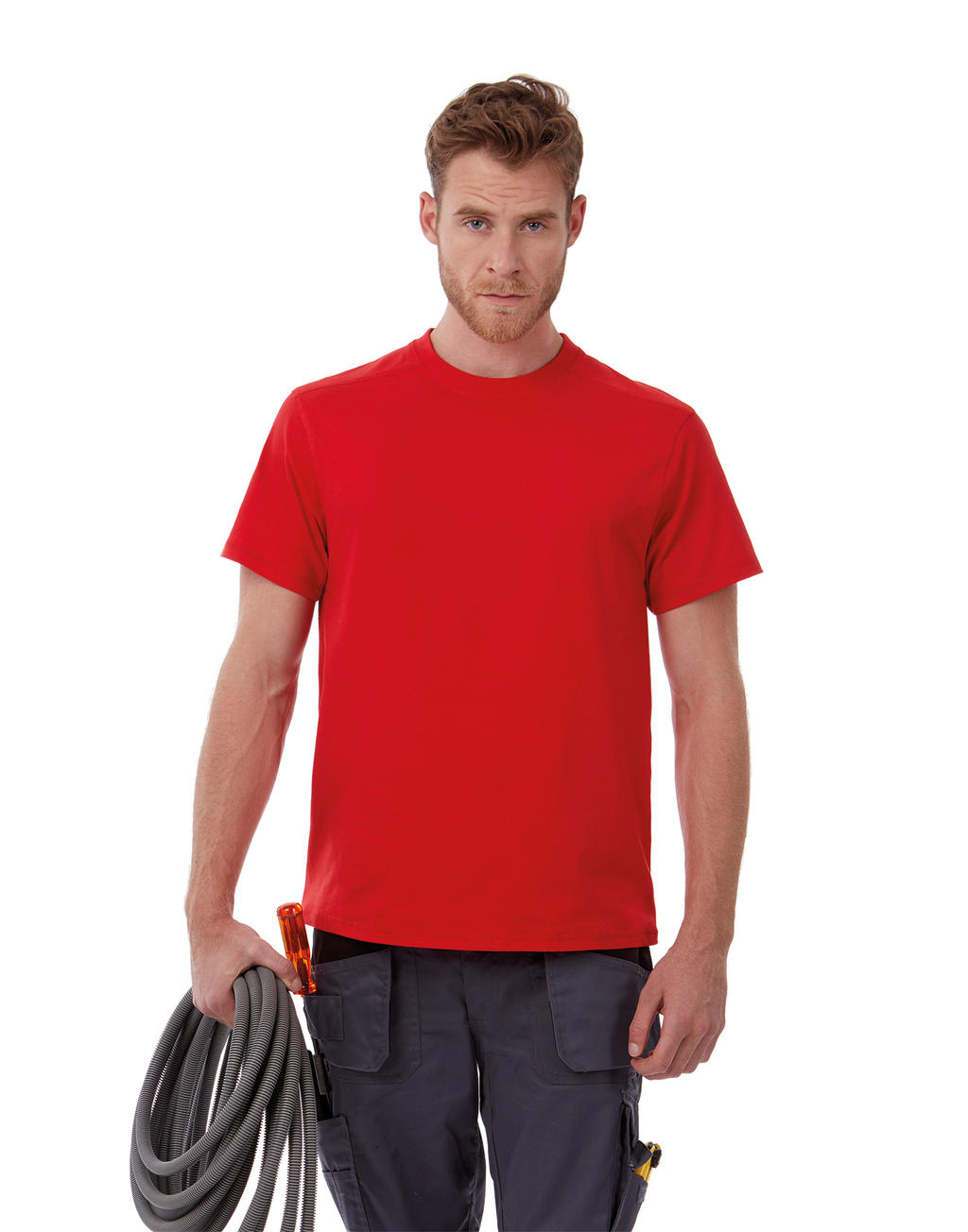 Perfect Pro Workwear T-Shirt  in Farbe White