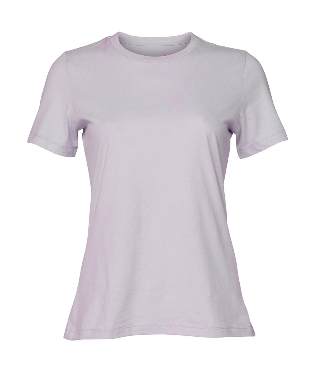  Womens Relaxed Jersey Short Sleeve Tee in Farbe Lavender Dust