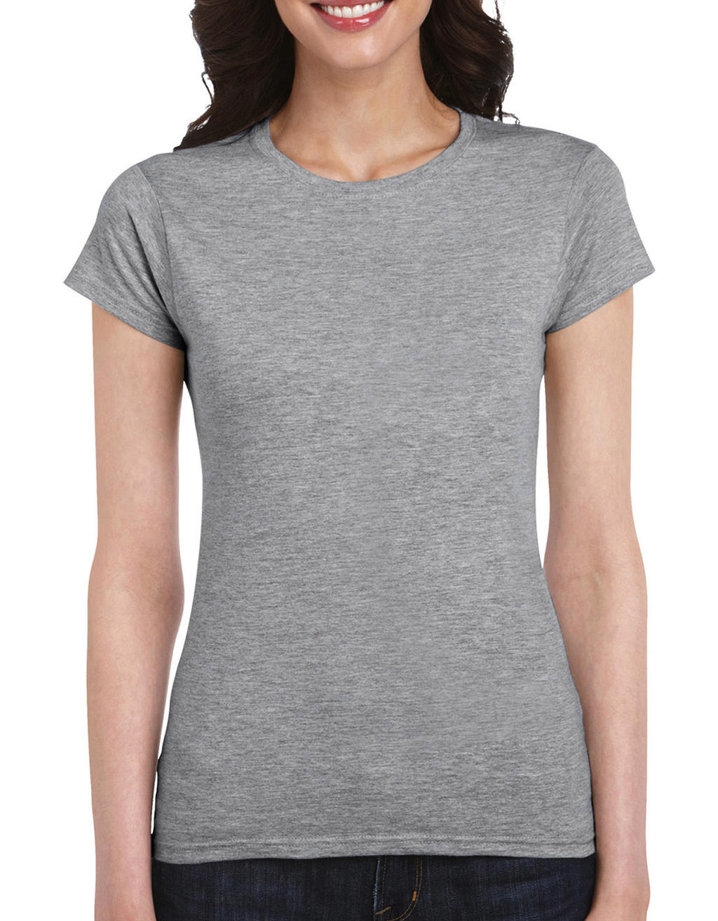 Softstyle? Ladies T-Shirt in Farbe Sport Grey