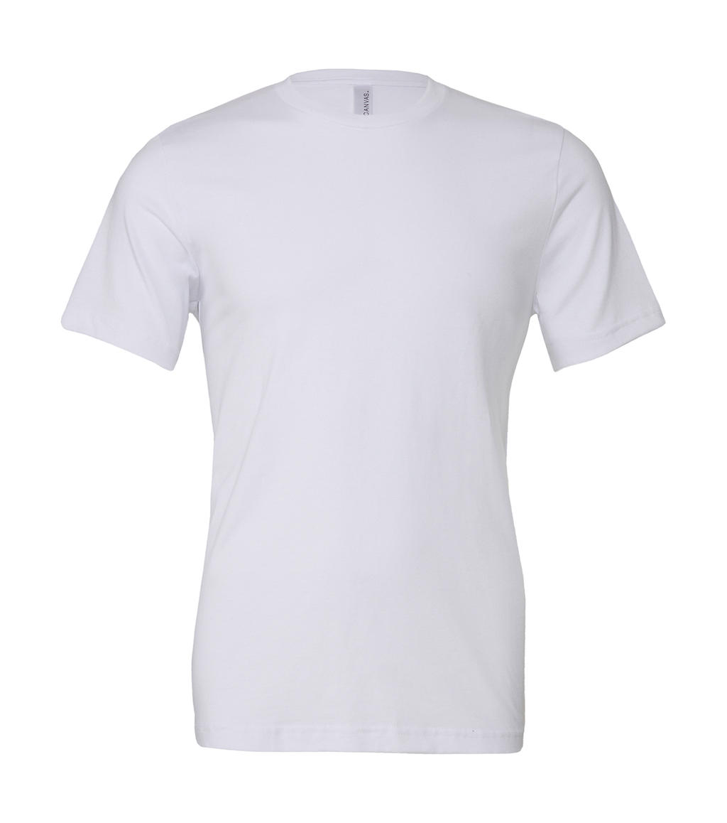  Unisex Jersey Short Sleeve Tee in Farbe White