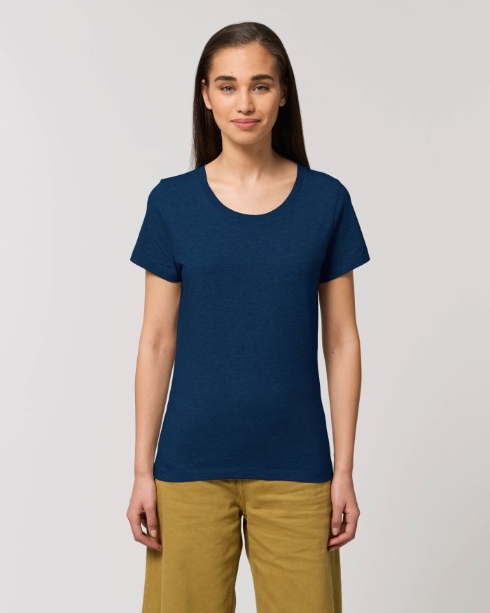 T-Shirt Stella Expresser in Farbe Black Heather Blue