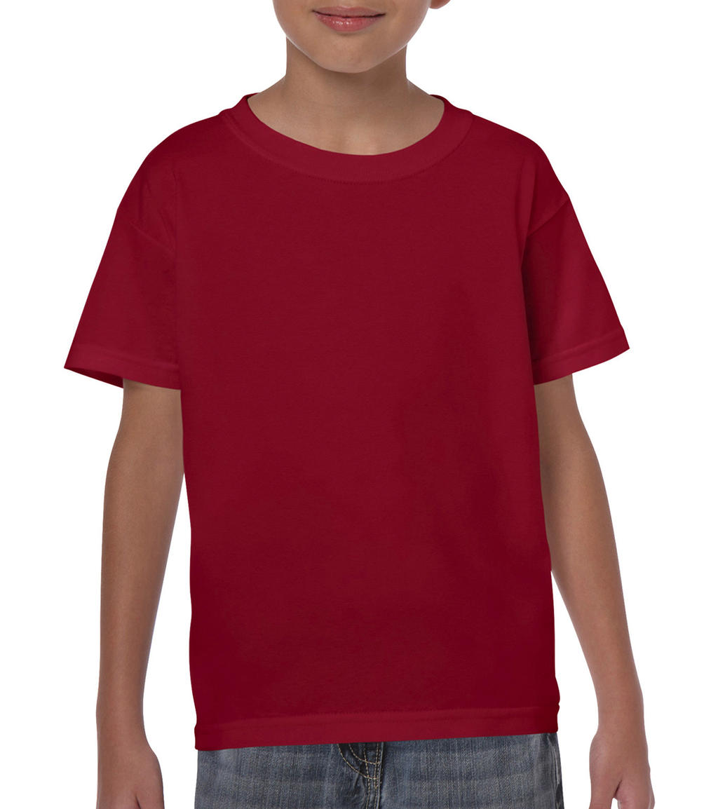  Heavy Cotton Youth T-Shirt in Farbe Cardinal Red