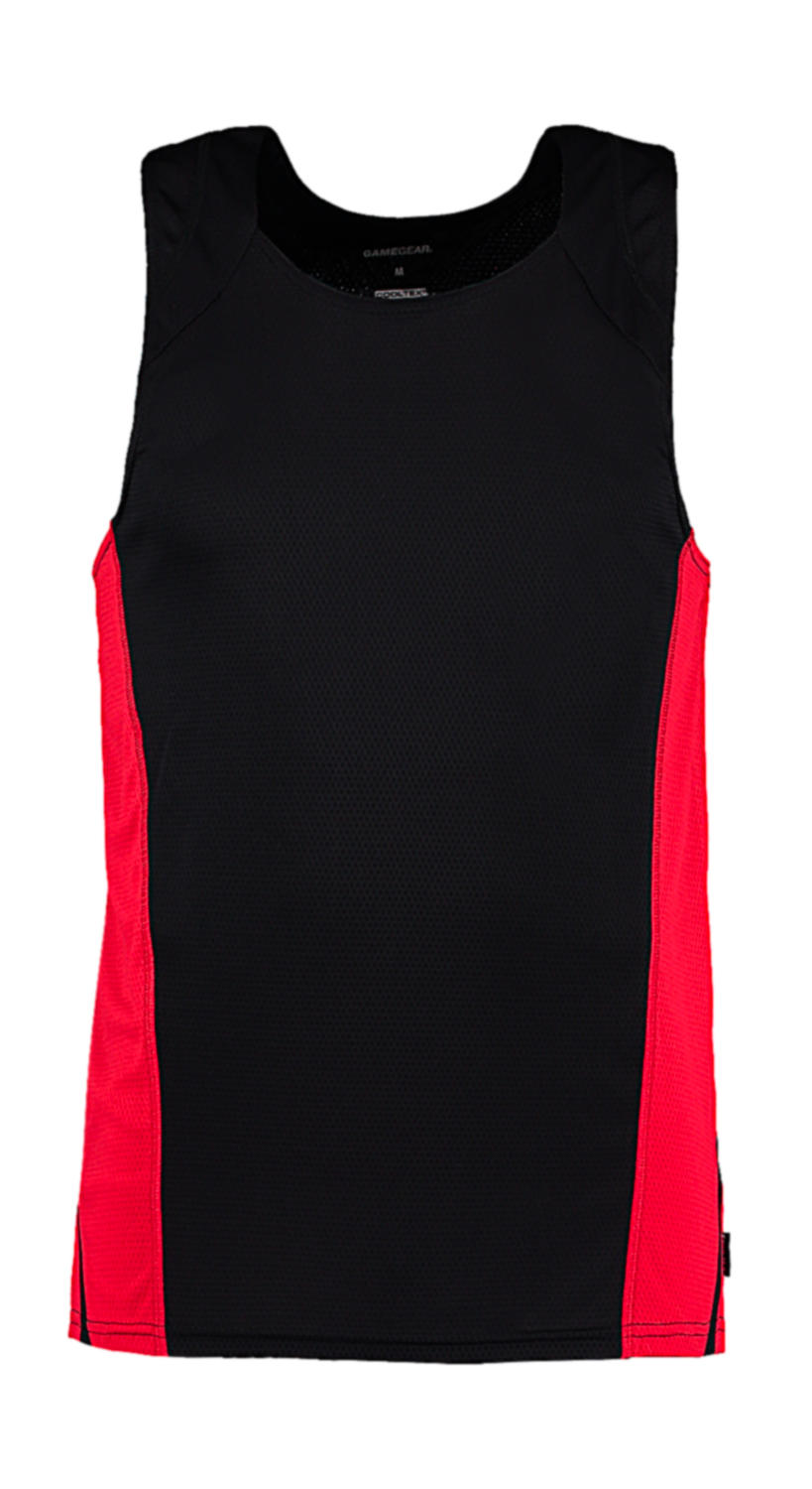  Regular Fit Cooltex? Vest  in Farbe Black/Red