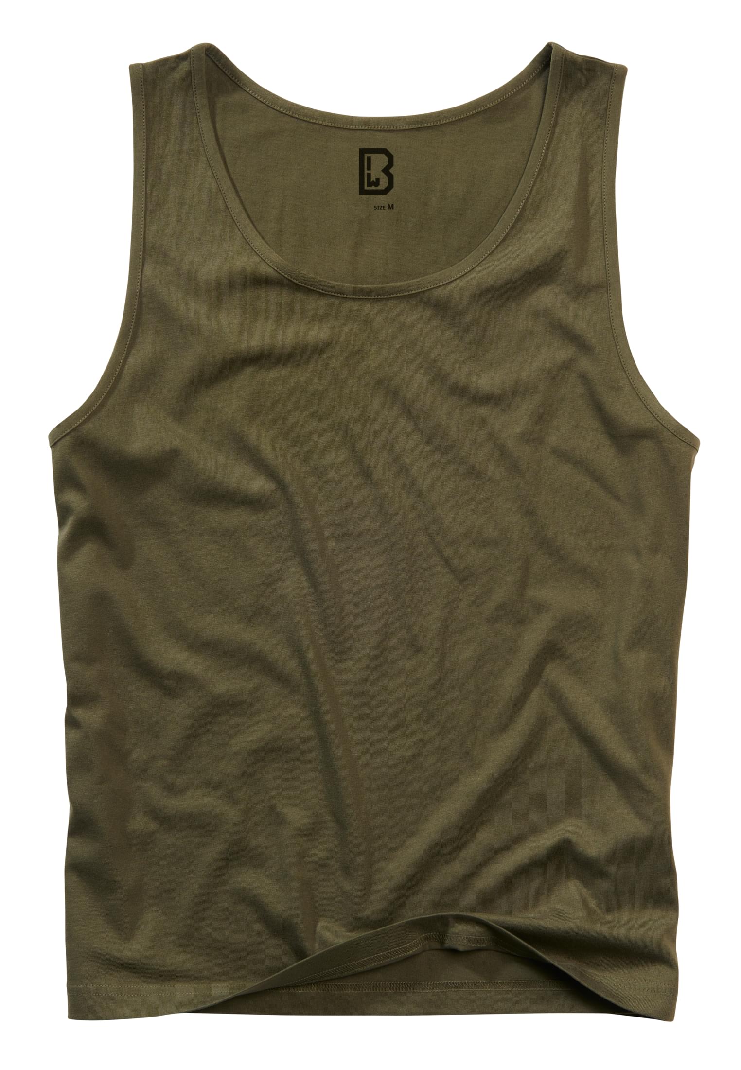 T-Shirts Tank Top in Farbe olive