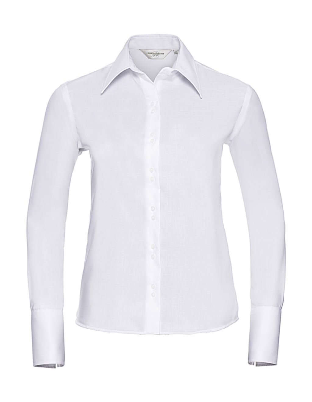 Ladies Ultimate Non-iron Shirt LS in Farbe White