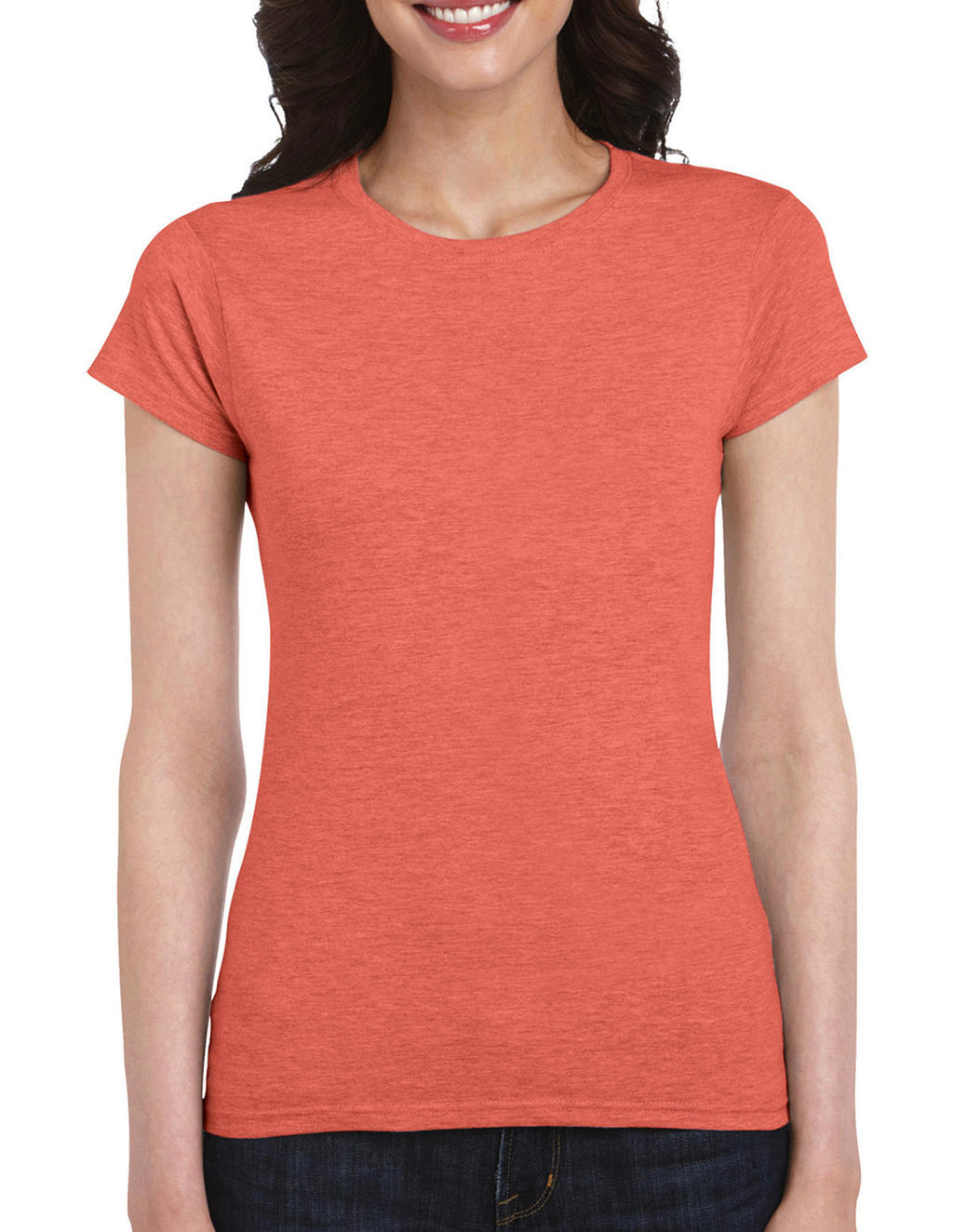  Softstyle? Ladies T-Shirt in Farbe Heather Orange