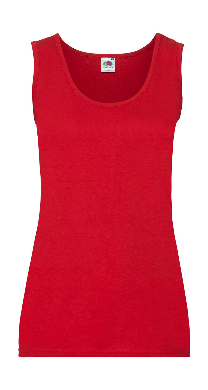  Ladies Valueweight Vest in Farbe Red