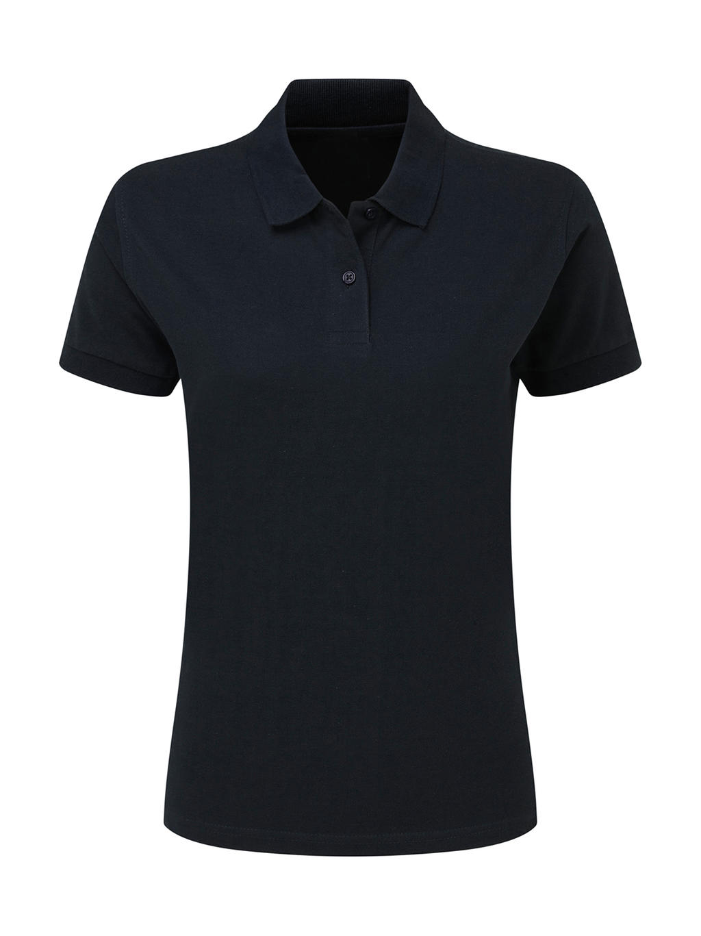  Ladies Cotton Polo in Farbe Navy