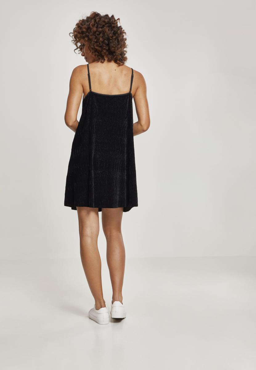 Kleider & R?cke Ladies Velvet Slip Dress in Farbe black