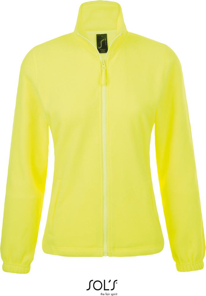 Fleece North Women Damen Fleece Jacke in Farbe neon yellow