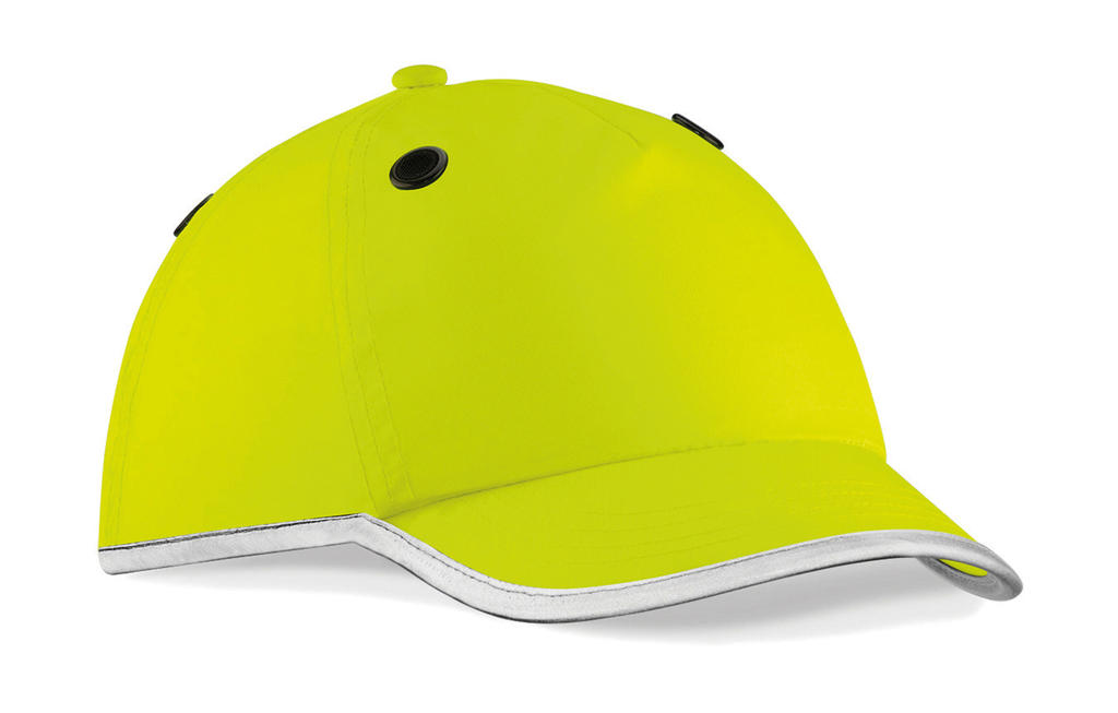  Enhanced-Viz EN812 Bump Cap in Farbe Fluorescent Yellow