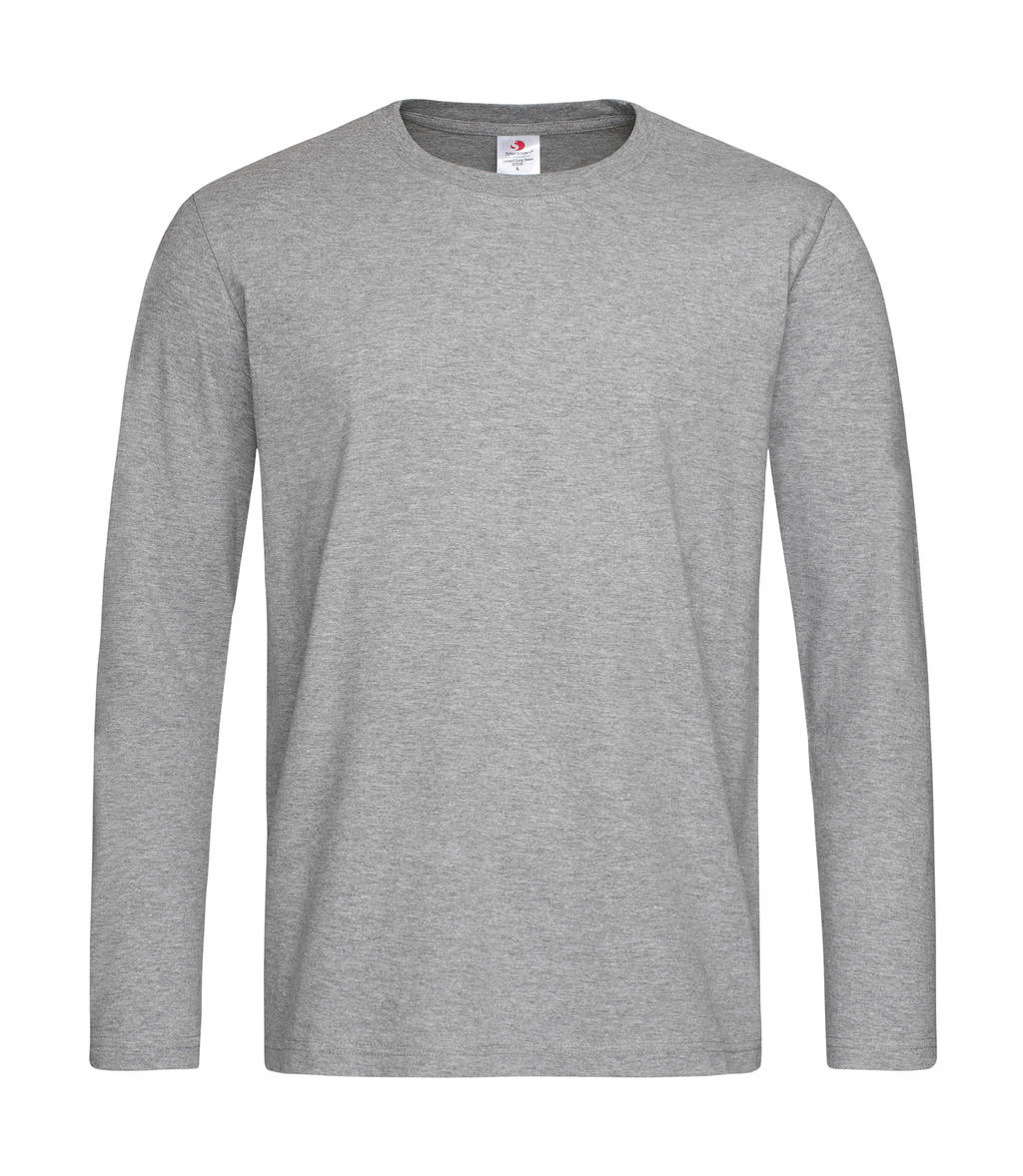  Comfort-T 185 Long Sleeve in Farbe Grey Heather
