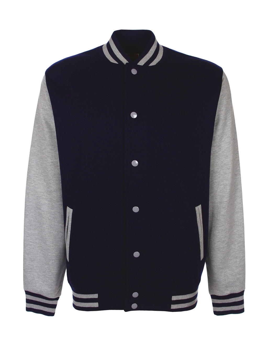  Varsity Jacket in Farbe Navy/Sport Grey