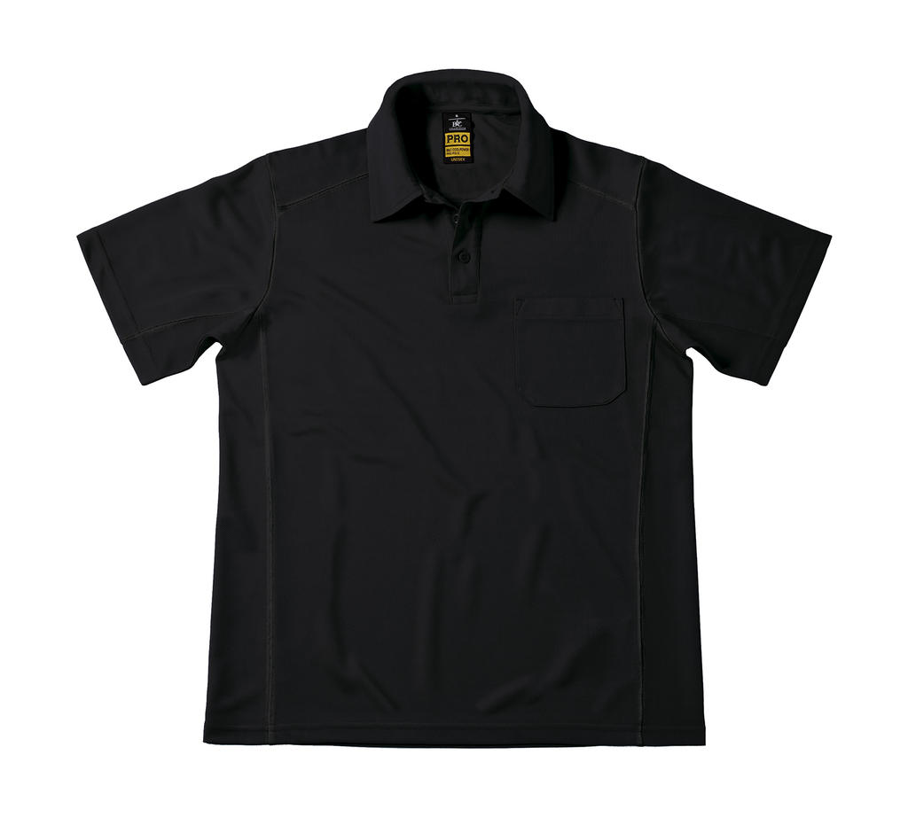  Coolpower Pocket Polo in Farbe Black