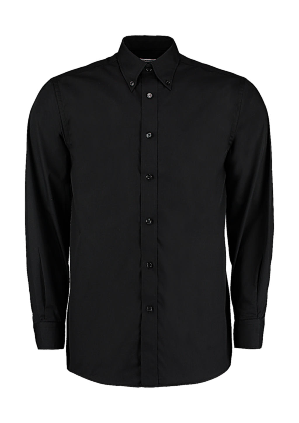  Tailored Fit Business Shirt in Farbe Black