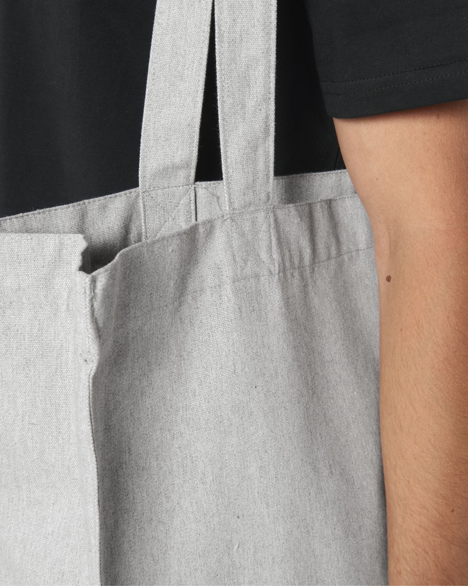 Tasche Shopping Bag in Farbe Heather Grey