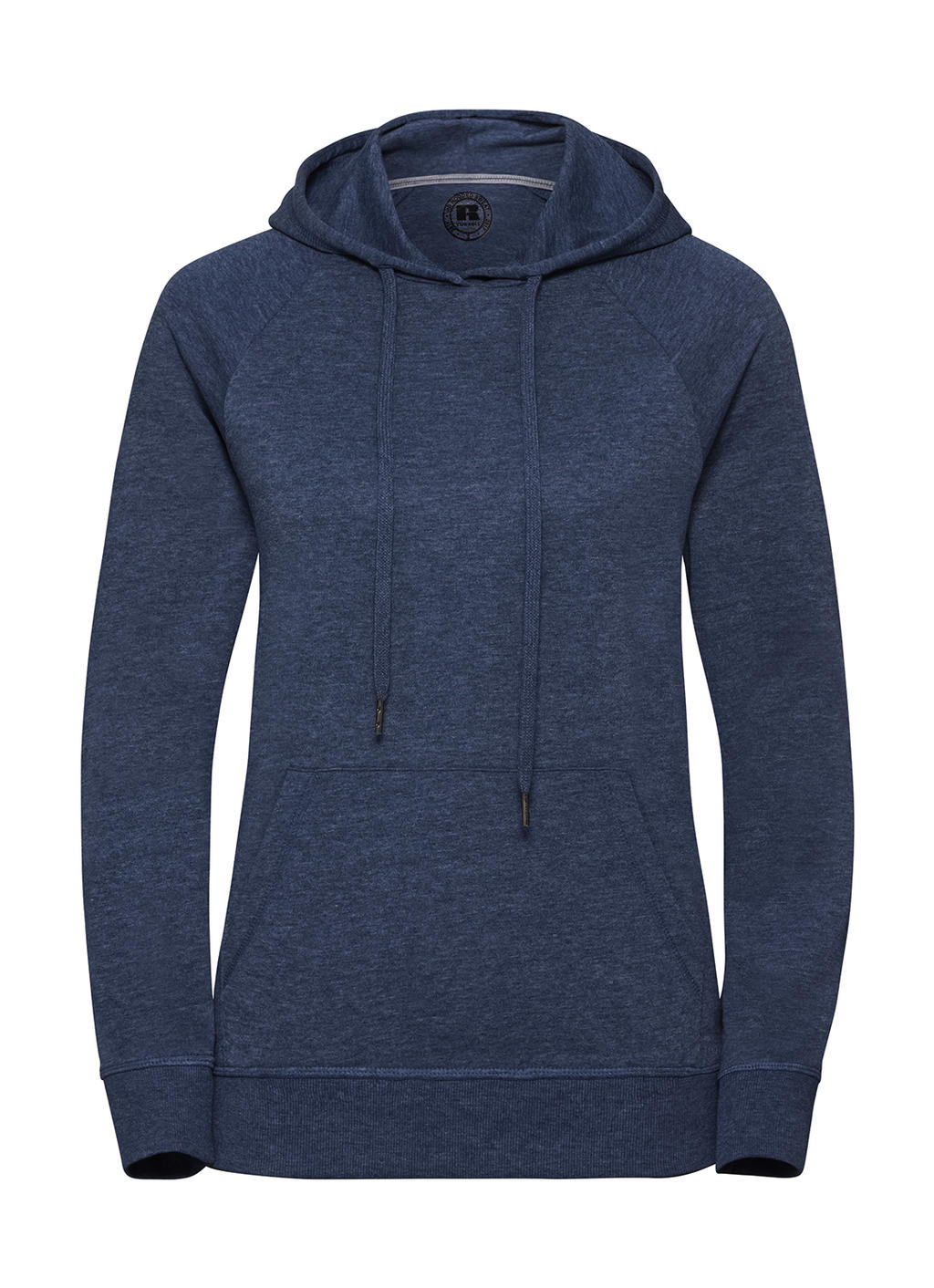  Ladies HD Hooded Sweat in Farbe Bright Navy Marl