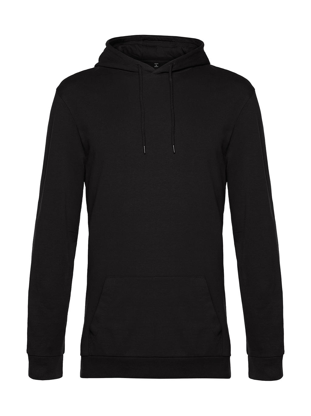  #Hoodie French Terry in Farbe Black Pure