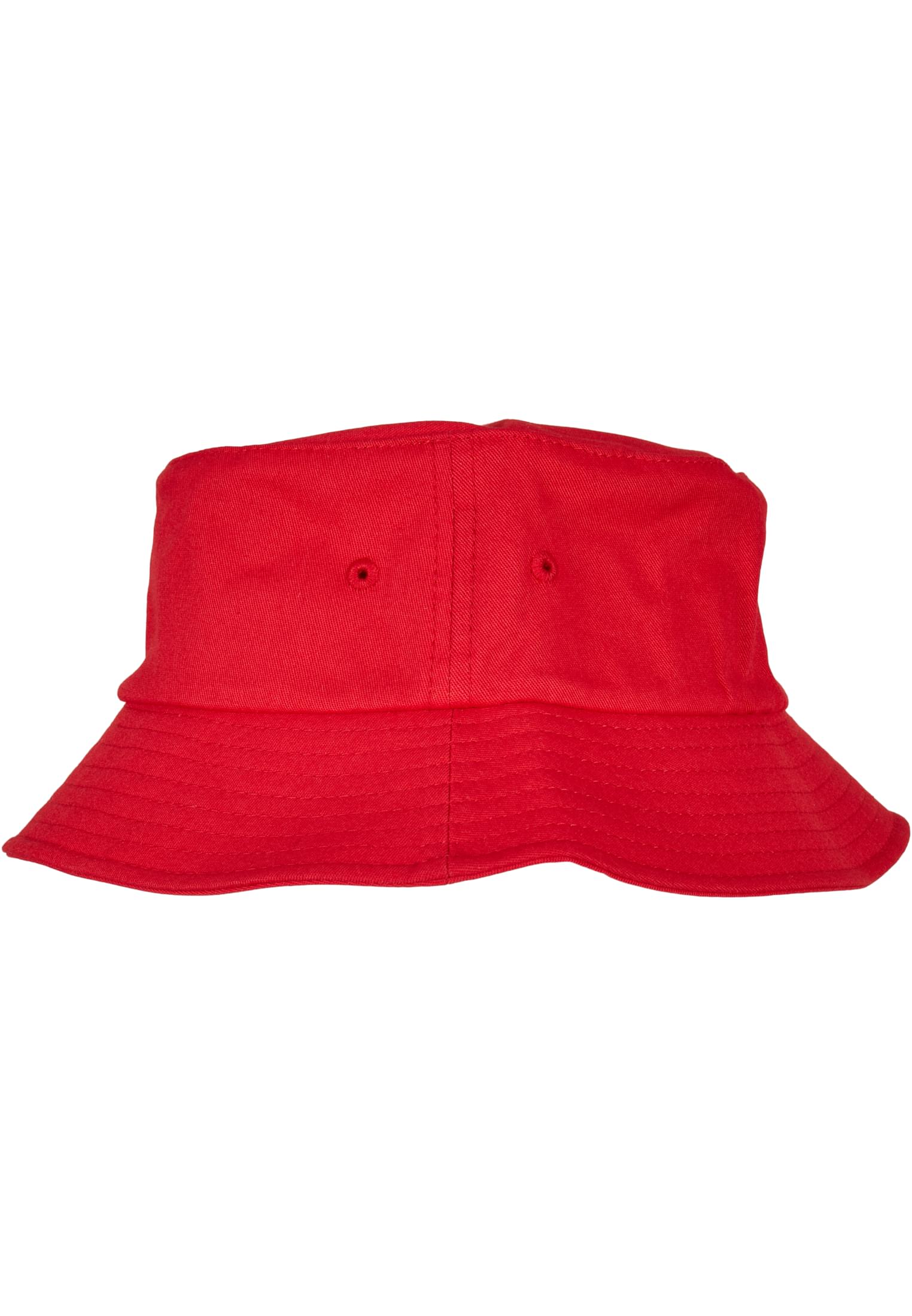 Kids Flexfit Cotton Twill Bucket Hat Kids in Farbe red