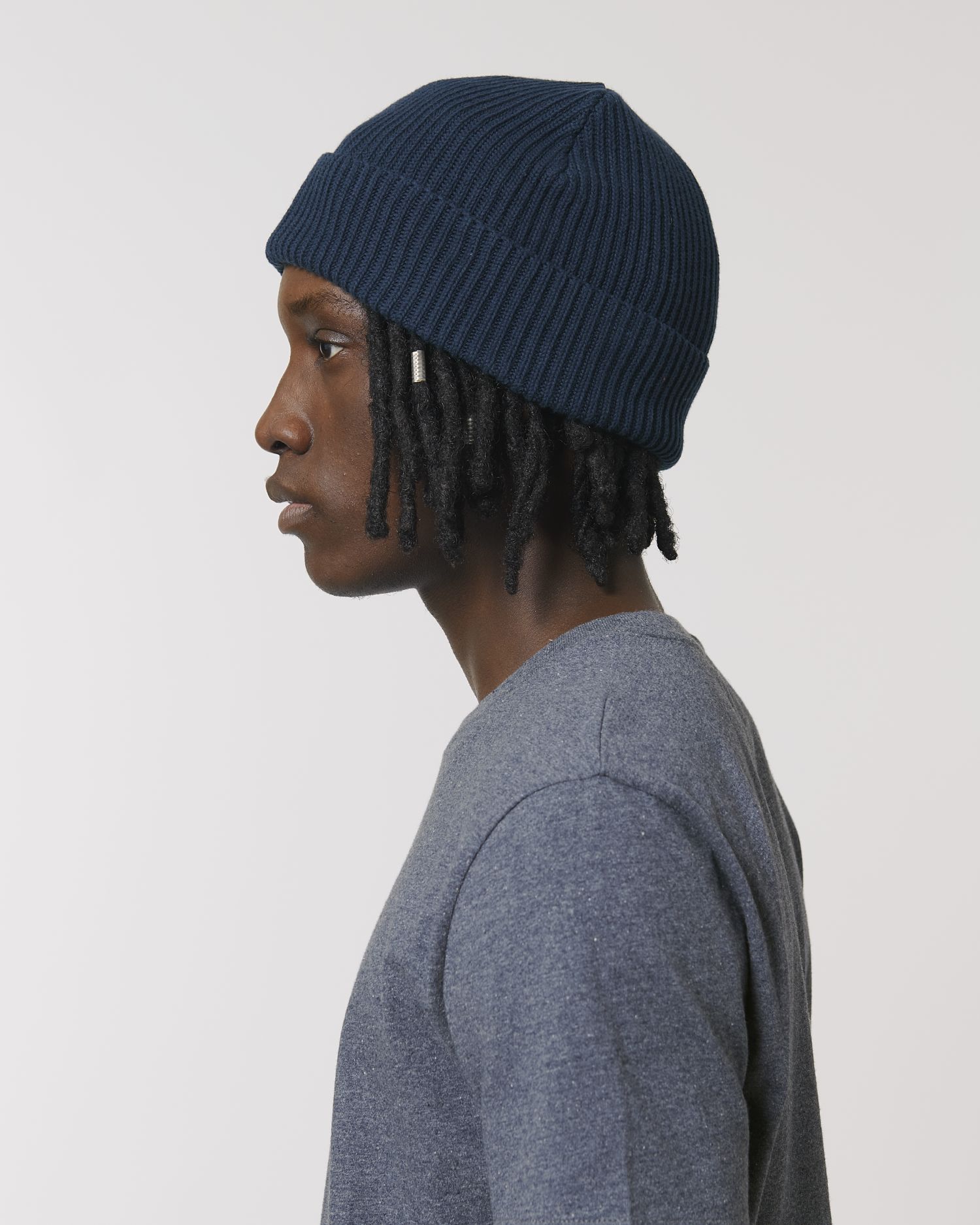  Fisherman Beanie in Farbe French Navy