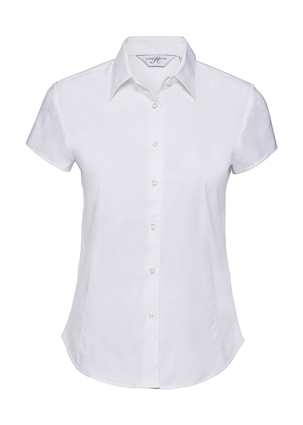  Ladies Easy Care Fitted Shirt in Farbe White