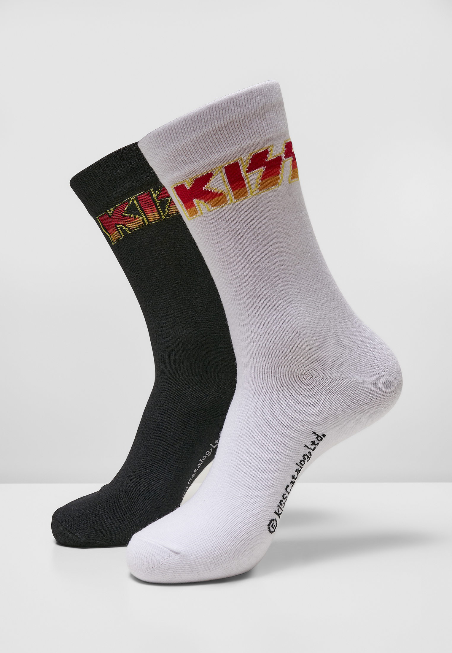 Socken Kiss Socks 2-Pack in Farbe black/white