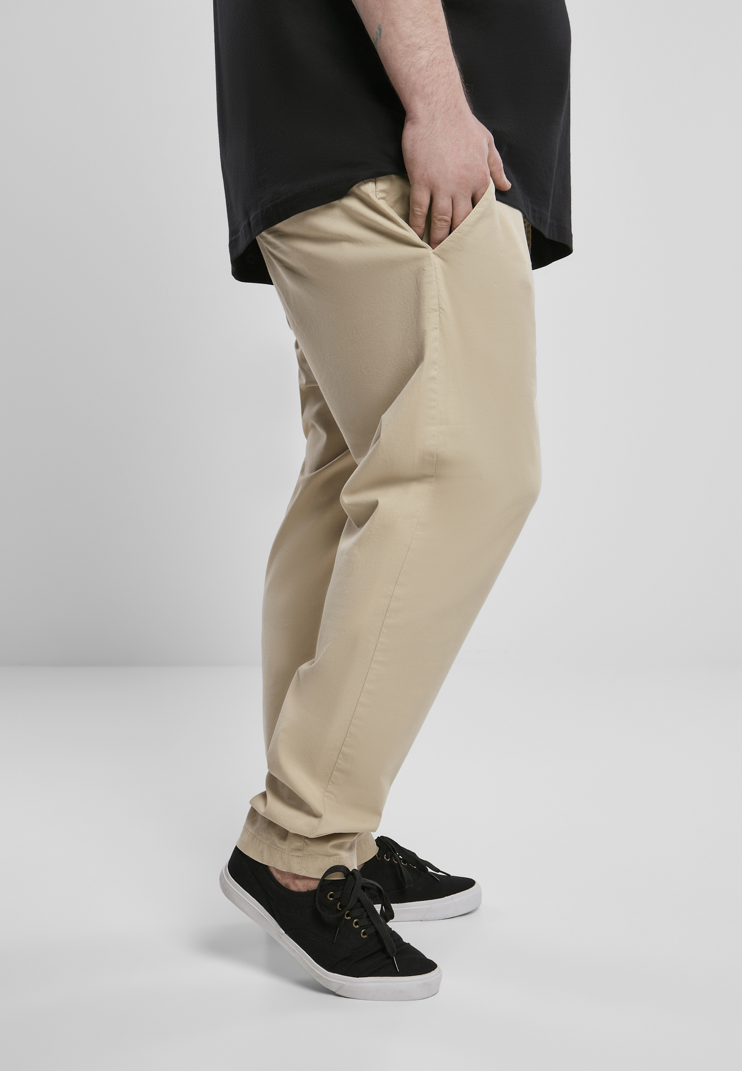 Hosen Tapered Cotton Jogger Pants in Farbe concrete