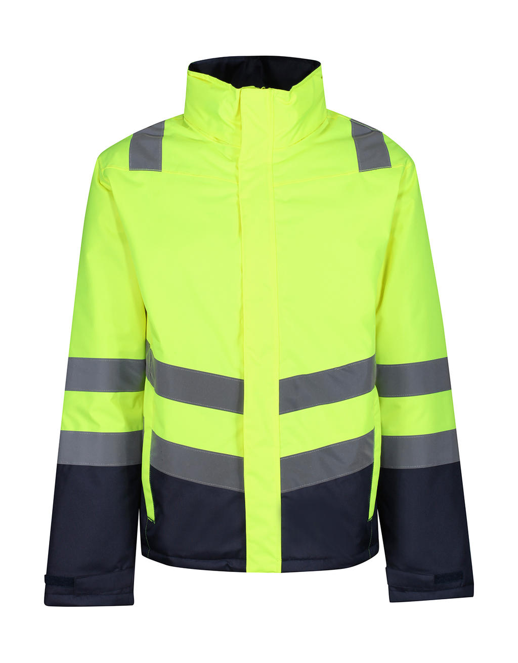  Pro Hi Vis Insulated Parka in Farbe Yellow/Navy