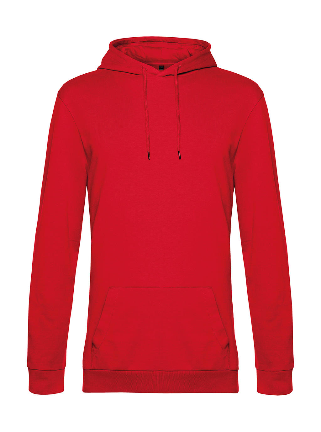  #Hoodie French Terry in Farbe Red