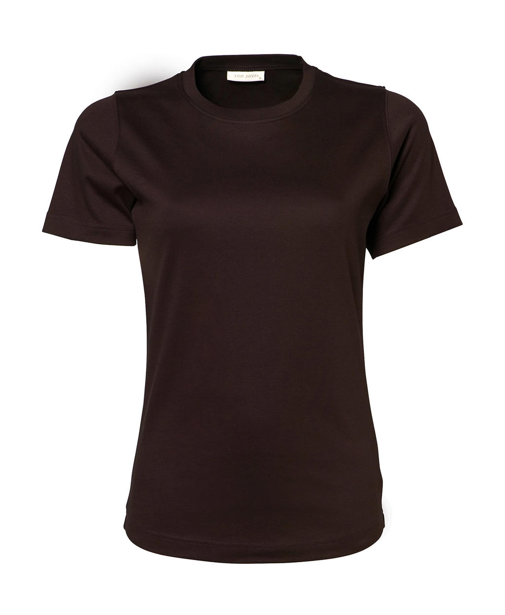  Ladies Interlock T-Shirt in Farbe Chocolate