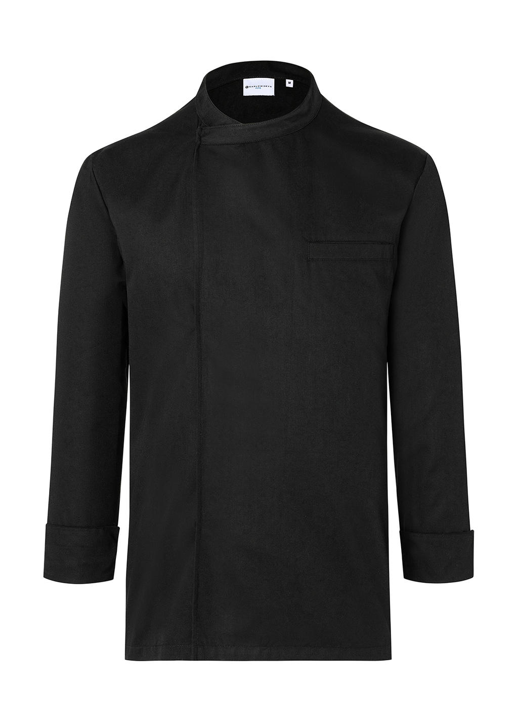 Chefs Shirt Basic Long Sleeve in Farbe Black