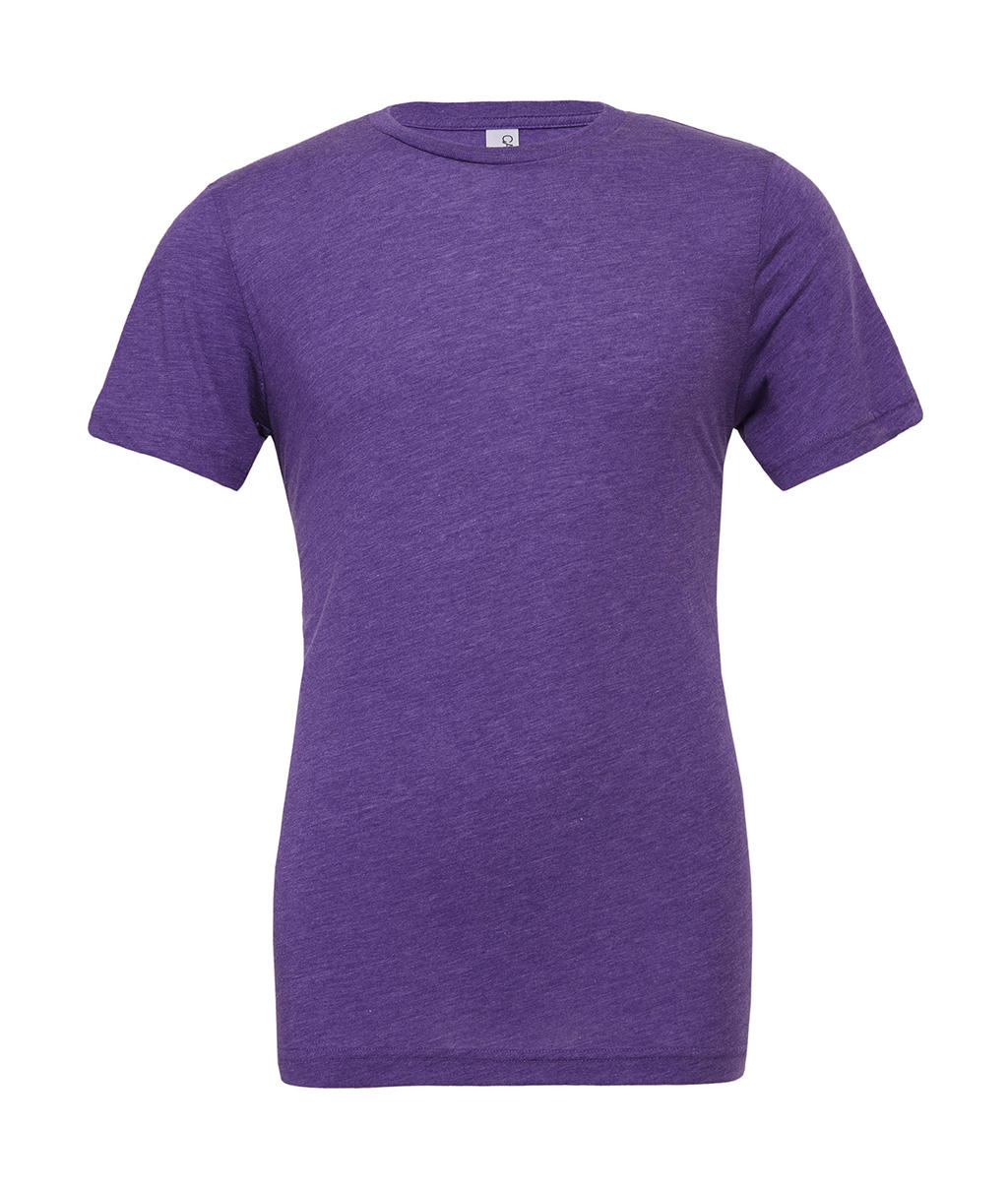  Unisex Triblend Short Sleeve Tee in Farbe Purple Triblend