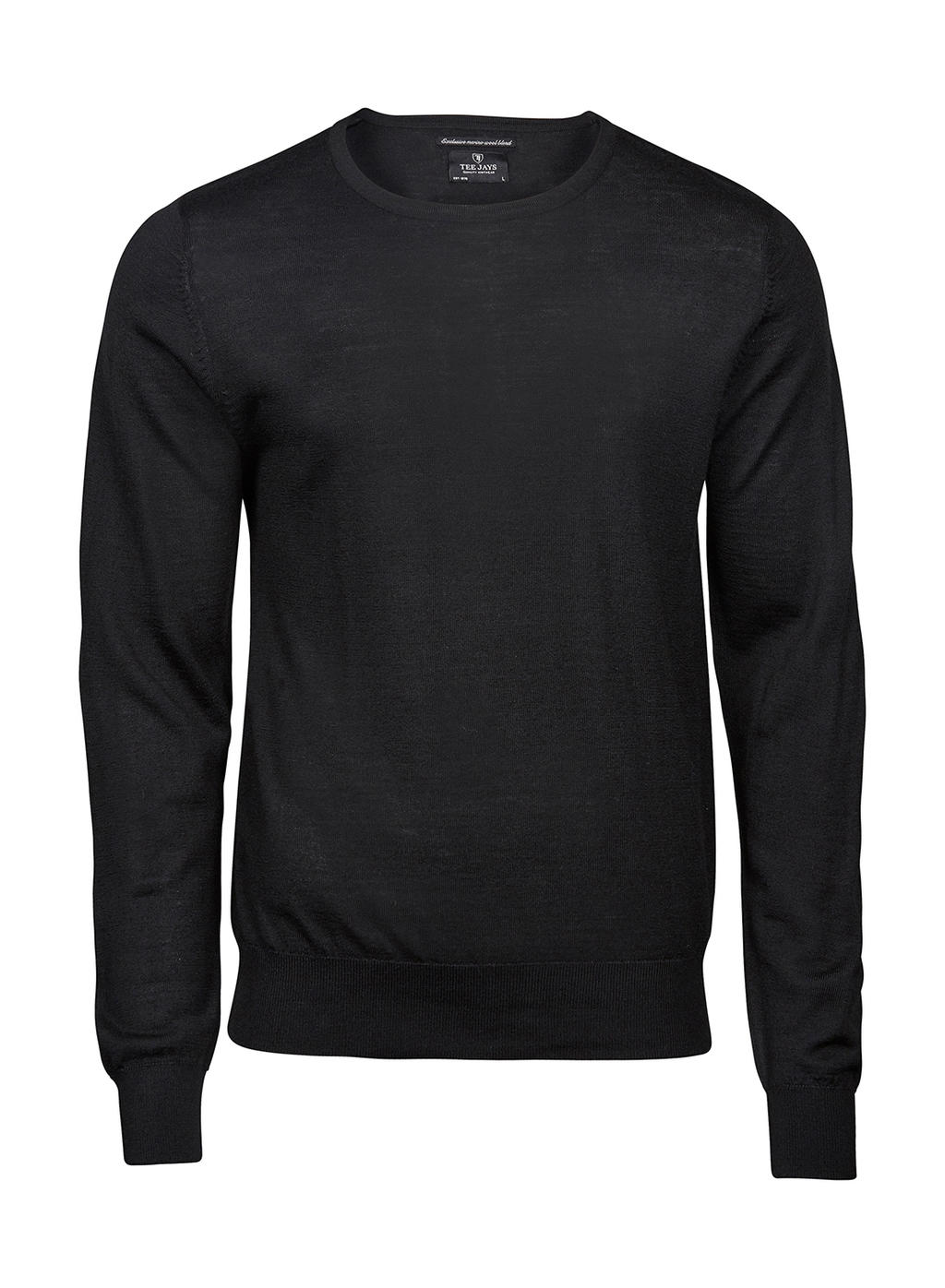  Mens Crew Neck Sweater in Farbe Black